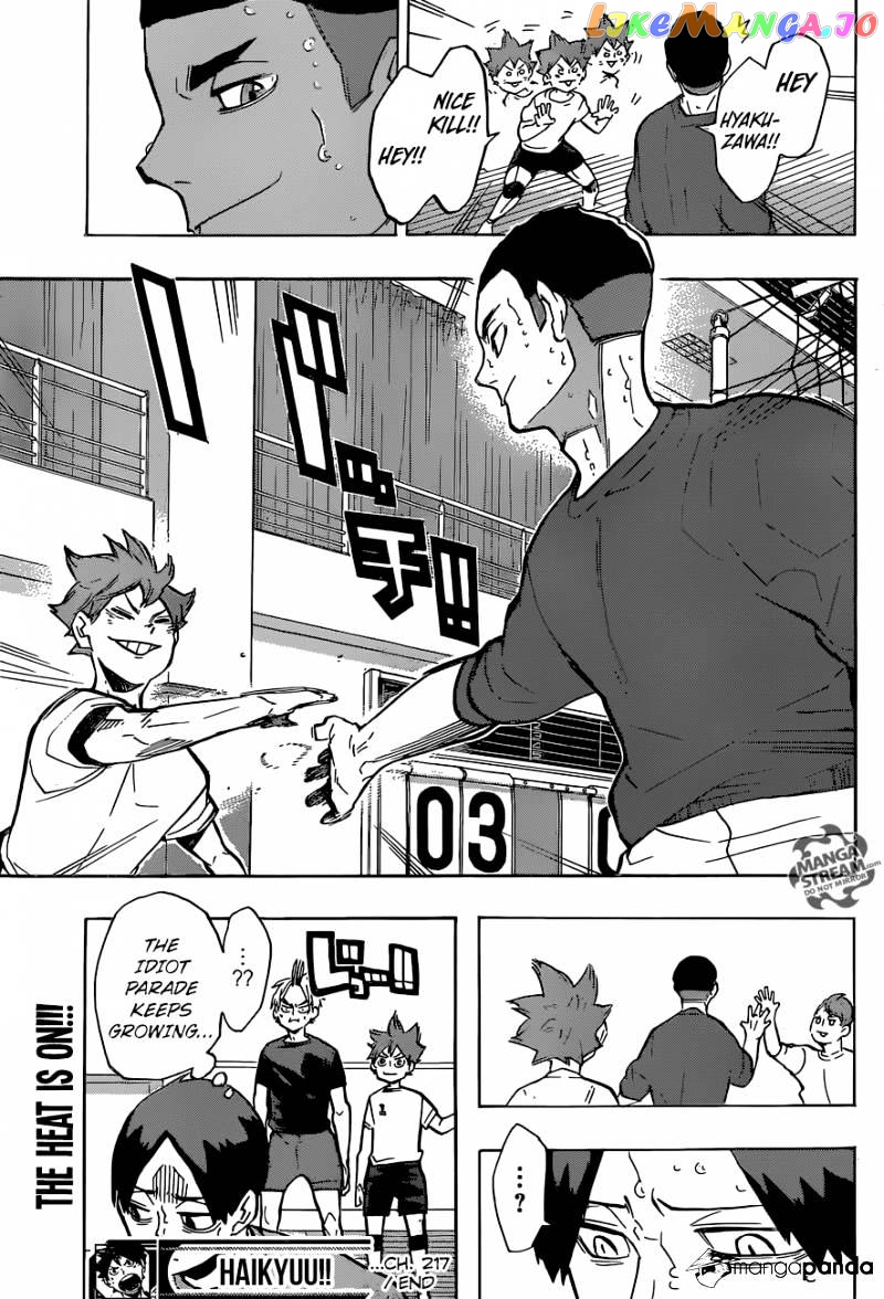 Haikyuu!!, Chapter 217 image 20